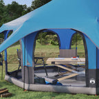Familienzelt Blau 5-Personen 185T Polyester mit PU-Beschichtung