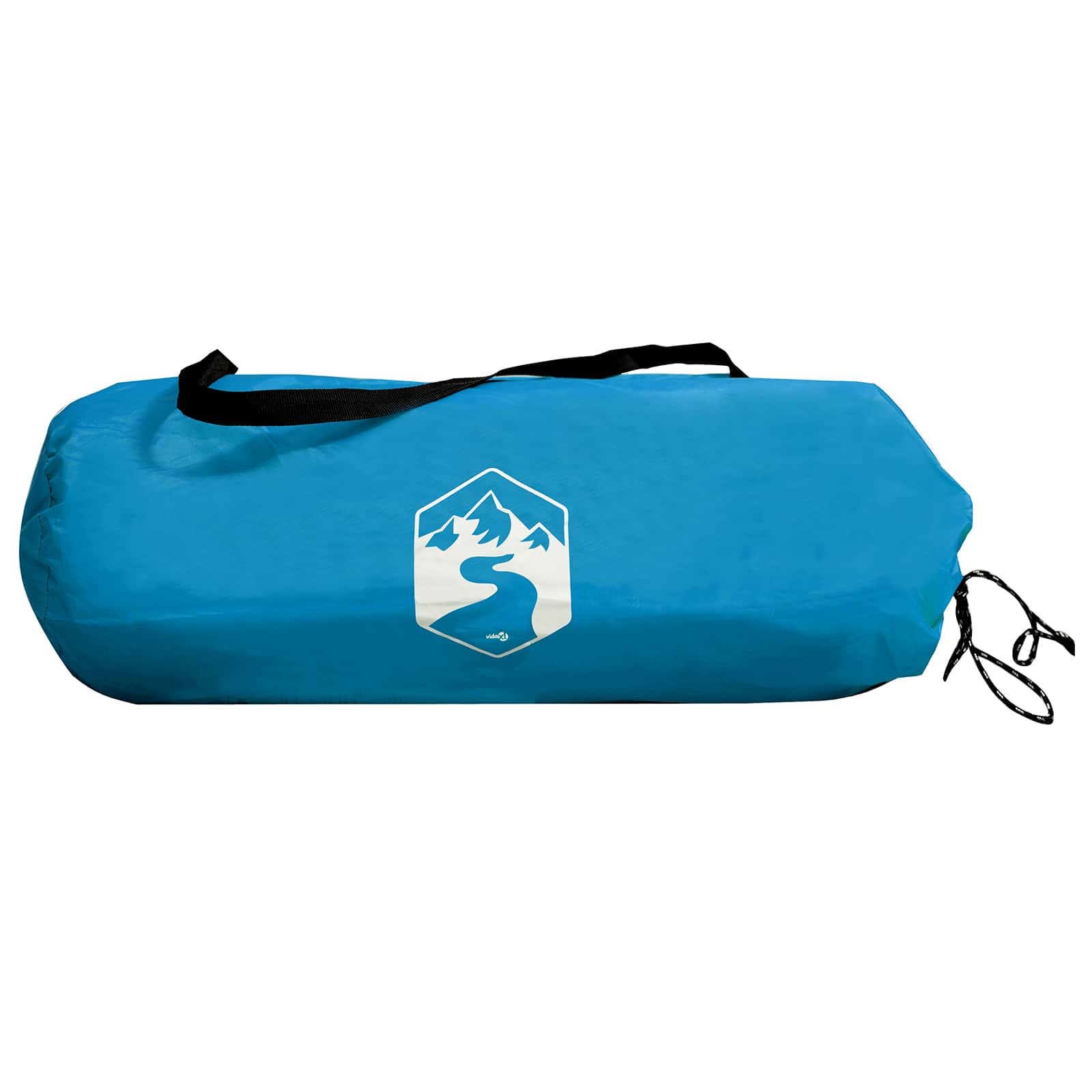 Trekkingzelt Blau 2-Personen 185T Polyester mit PU-Beschichtung