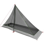 Trekkingzelt Grün 222 x 85 x 125 cm