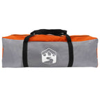 Party-Zelt Grau und Orange 4-Personen