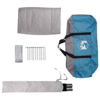 Toilettenzelt Blau 10 Personen