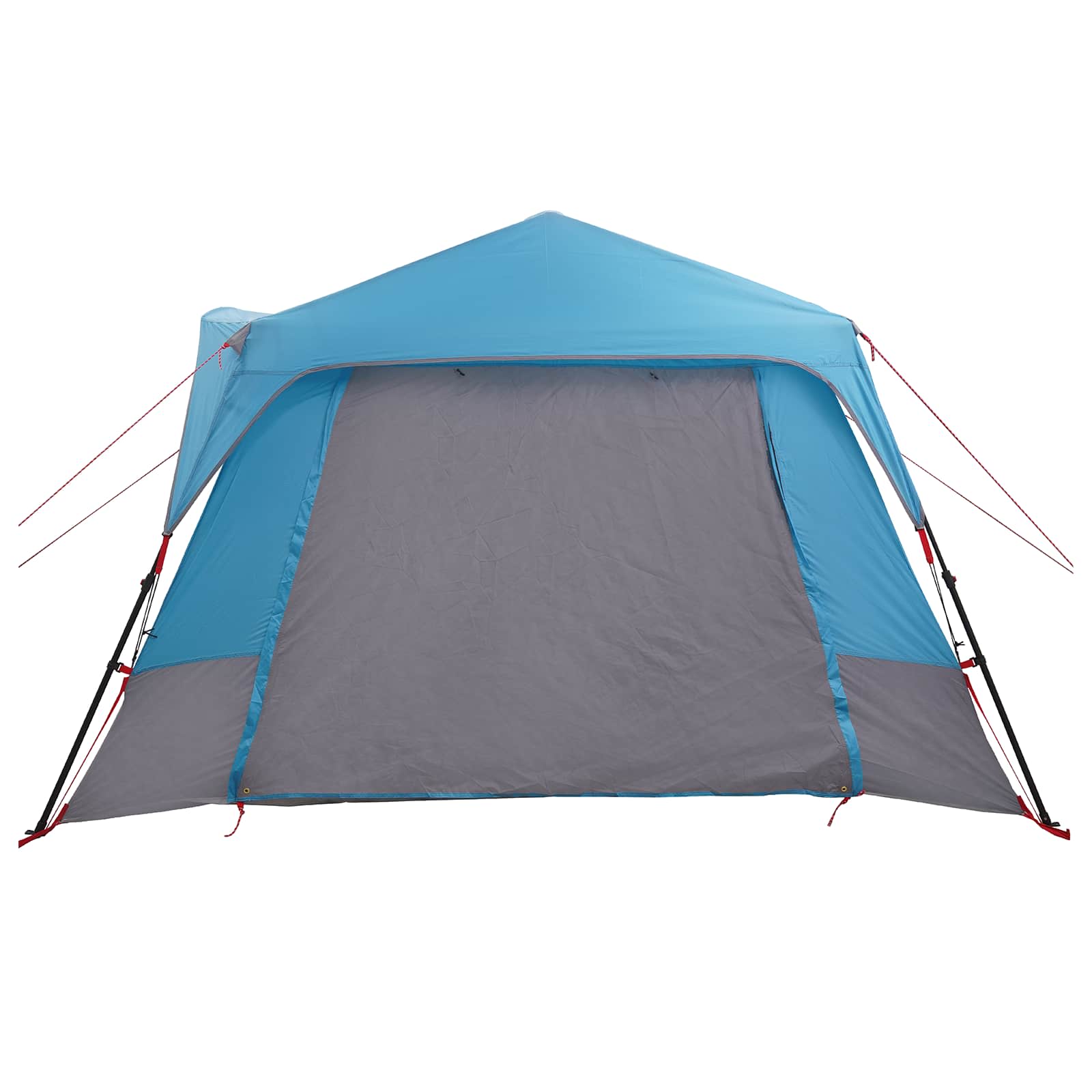 Sofort Zelt Blau 8-Personen 185T Polyester mit PU-Beschichtung