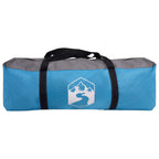 Sofort Zelt Blau 10 Personen 185T Polyester mit PU-Beschichtung