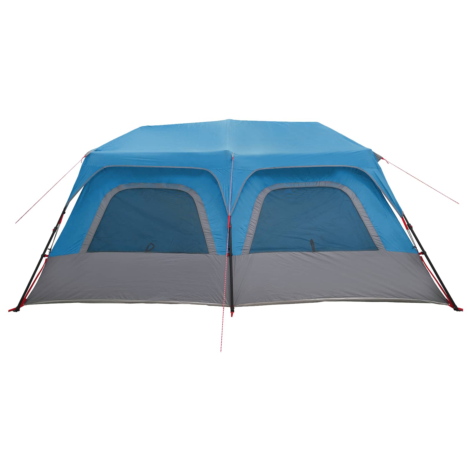 Sofort Zelt Blau 10 Personen 185T Polyester mit PU-Beschichtung