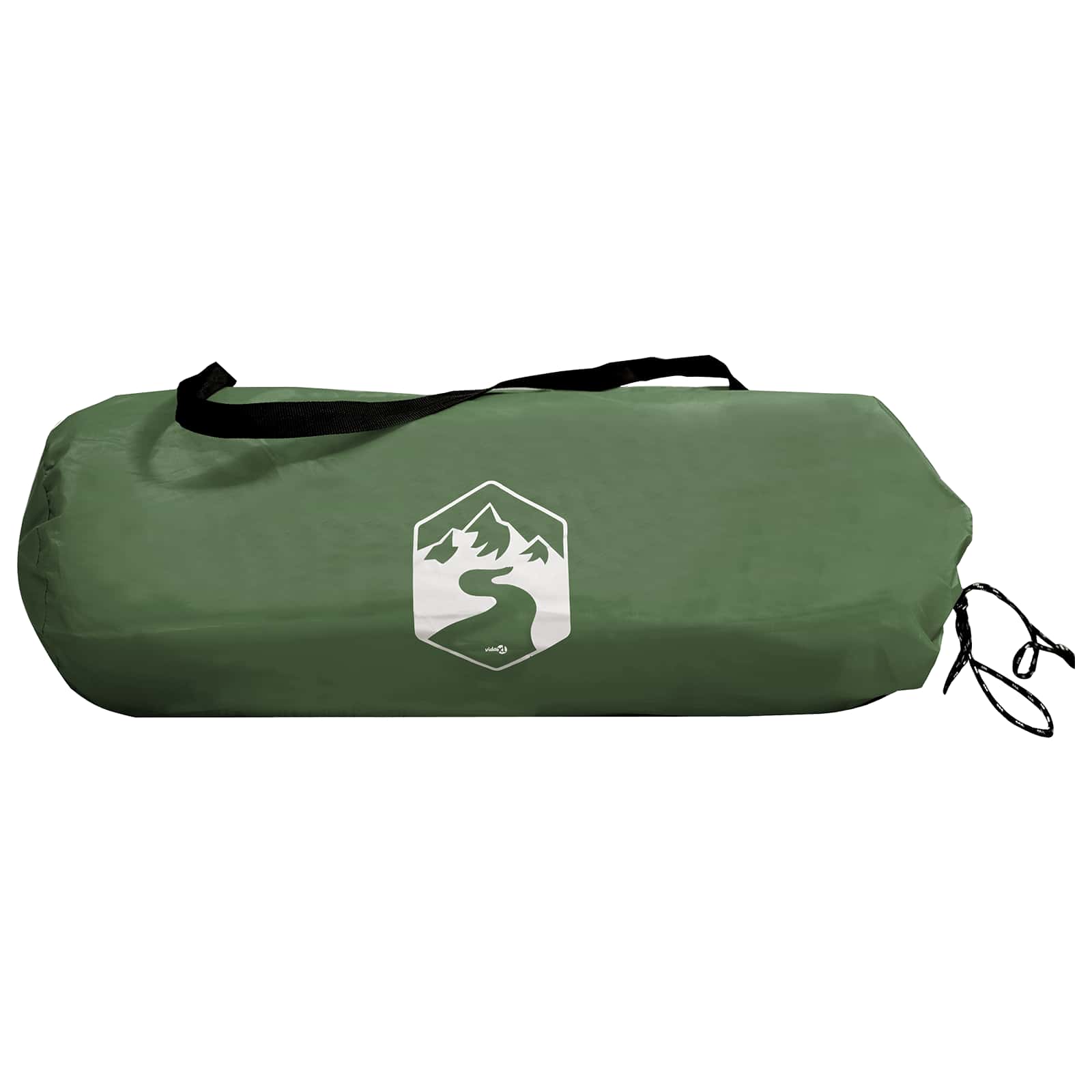 Trekkingzelt Grün 2-Personen 185T Polyester mit PU-Beschichtung
