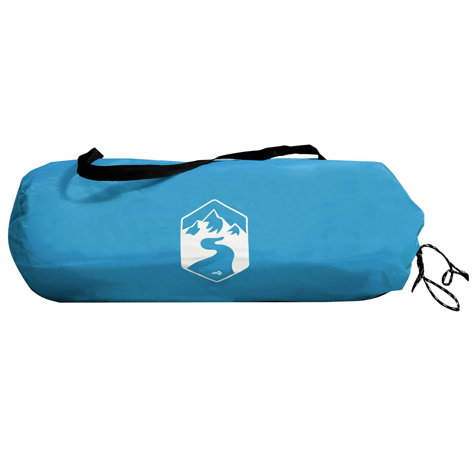 Tunnelzelt Blau 2-Personen 185T Polyester mit PU-Beschichtung
