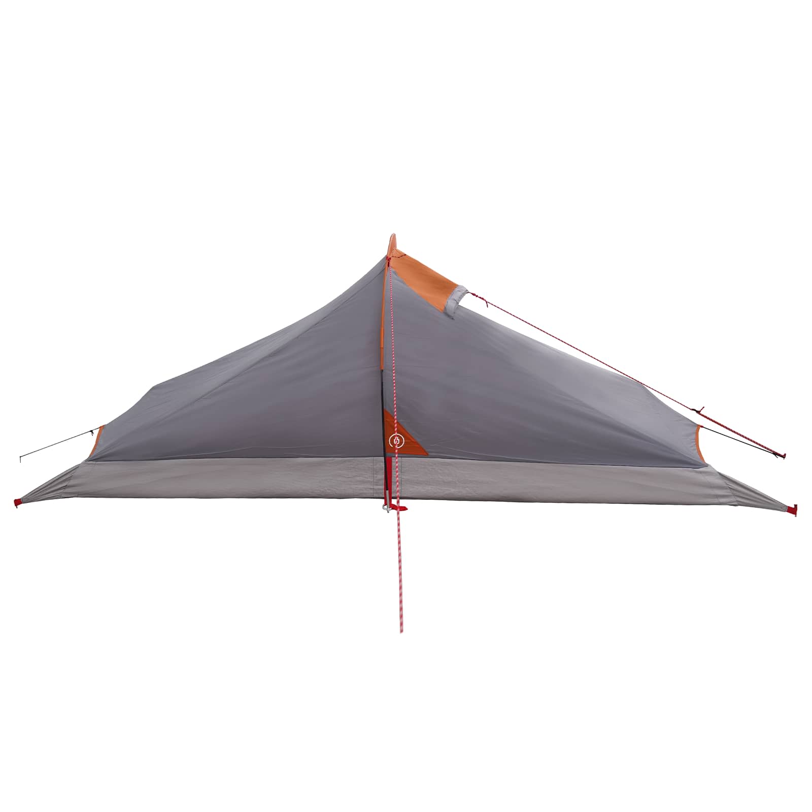 Trekkingzelt Grau und Orange 2-Personen