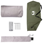 Trekkingzelt Olive Grün 4-Personen
