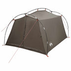 Tunnelzelt Braun und Grau 2-Personen
