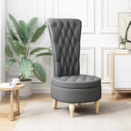 Schlafsessel Dunkelgrau 56,5 x 70 x 110 cm Stoff