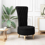 Schlafsessel Schwarz 56,5 x 70 x 110 cm Stoff