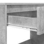 Schreibtisch Betongrau 100 x 50 x 78 cm Holzwerkstoff