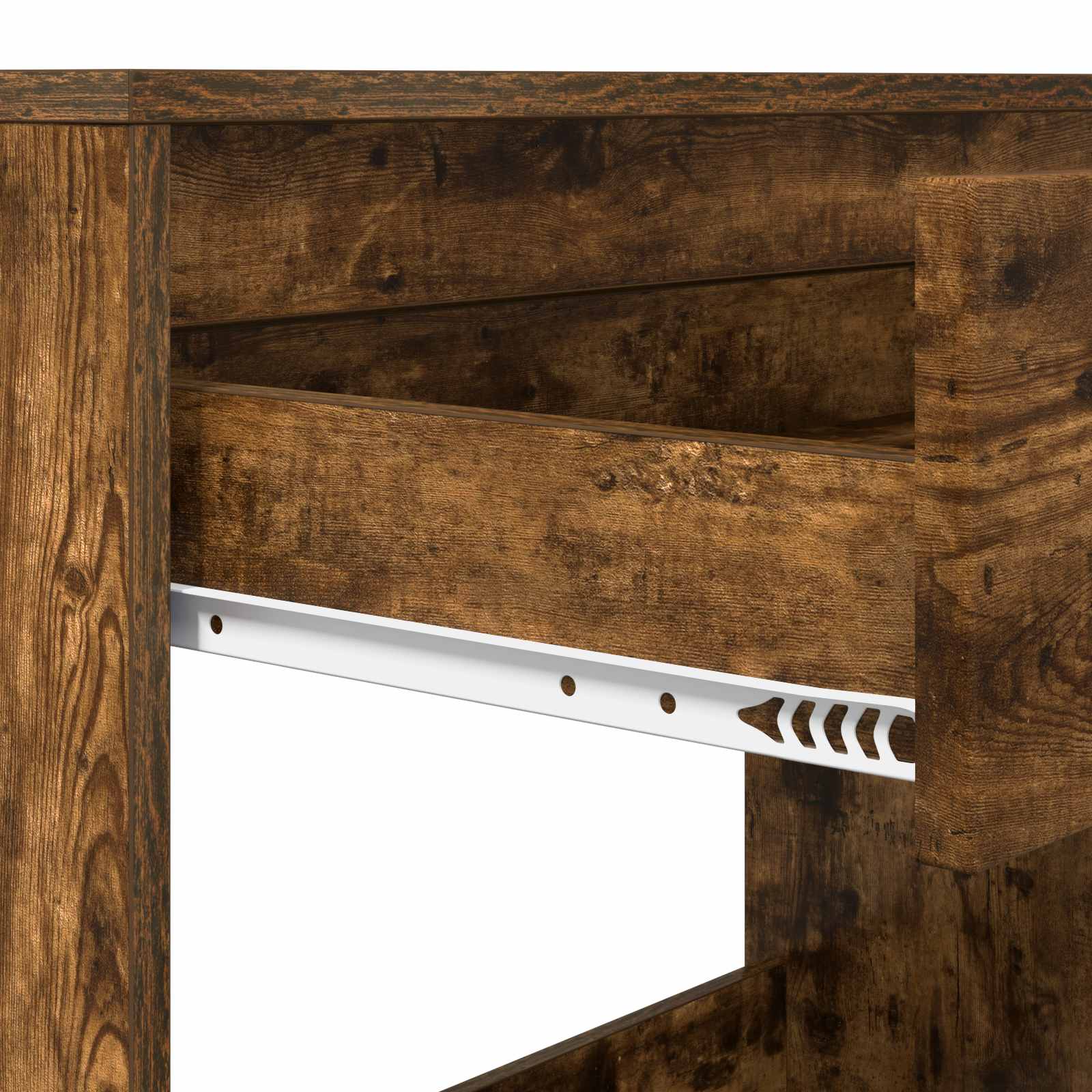 Schreibtisch mit Schublade Räuchereiche 100 x 50 x 78 cm