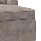 Chaise Lounge mit Rock mit Kissen Sand 157 x 91 x 91 cm ARES
