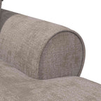 Chaise Lounge mit Rock mit Kissen Sand 157 x 91 x 91 cm ARES