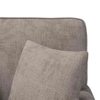 Chaise Lounge mit Rock mit Kissen Sand 157 x 91 x 91 cm ARES