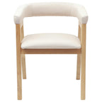 Esszimmerstühle 2 pcs Natur 54 x 57 x 73 cm Massives Gummiholz