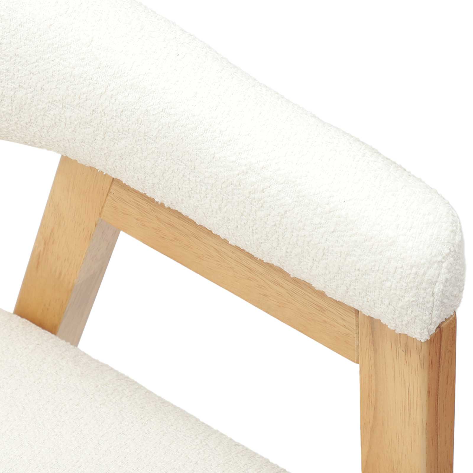 Esszimmerstühle 2 pcs Natur 54 x 57 x 73 cm Massives Gummiholz