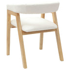 Esszimmerstühle 2 pcs Natur 54 x 57 x 73 cm Massives Gummiholz
