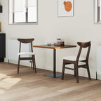 Esszimmerstühle 2 pcs Hellbraun 42 x 47.5 x 81 cm