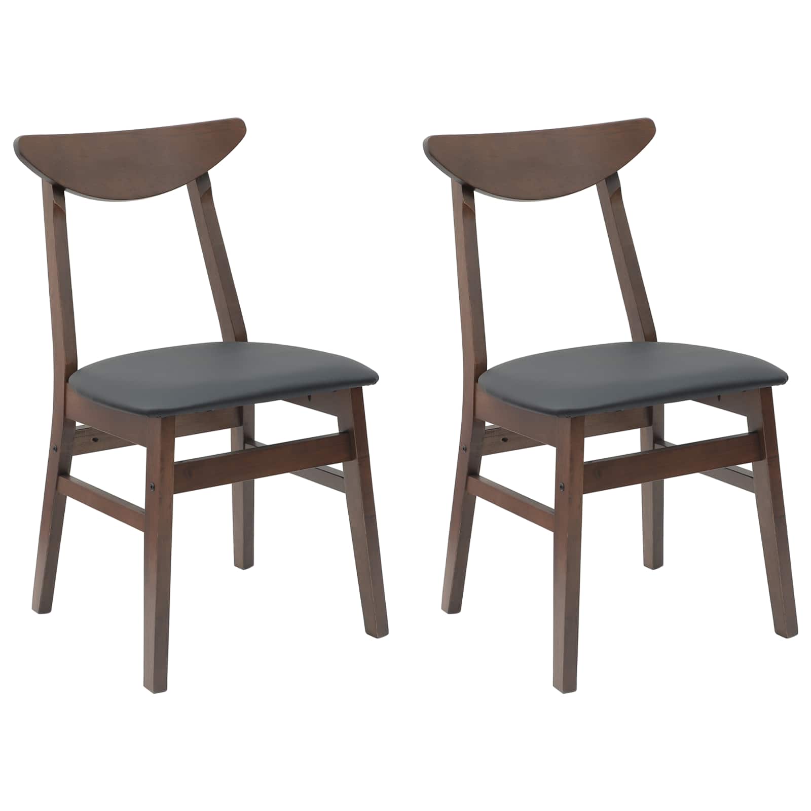 Esszimmerstühle 2 pcs Hellbraun 42 x 47.5 x 81 cm