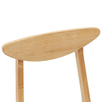 Esszimmerstühle 2 pcs Natur 42 x 47.5 x 81 cm