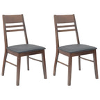 Esszimmerstühle 2 pcs Hellbraun 43 x 54 x 89 cm