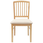 Esszimmerstühle 2 pcs Natur 50 x 52,5 x 91 cm