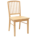 Esszimmerstühle 2 pcs Natur 50 x 52,5 x 91 cm