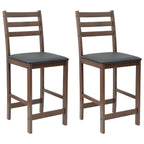 Esszimmerstühle 2 pcs Hellbraun 40 x 47,5 x 99,5 cm