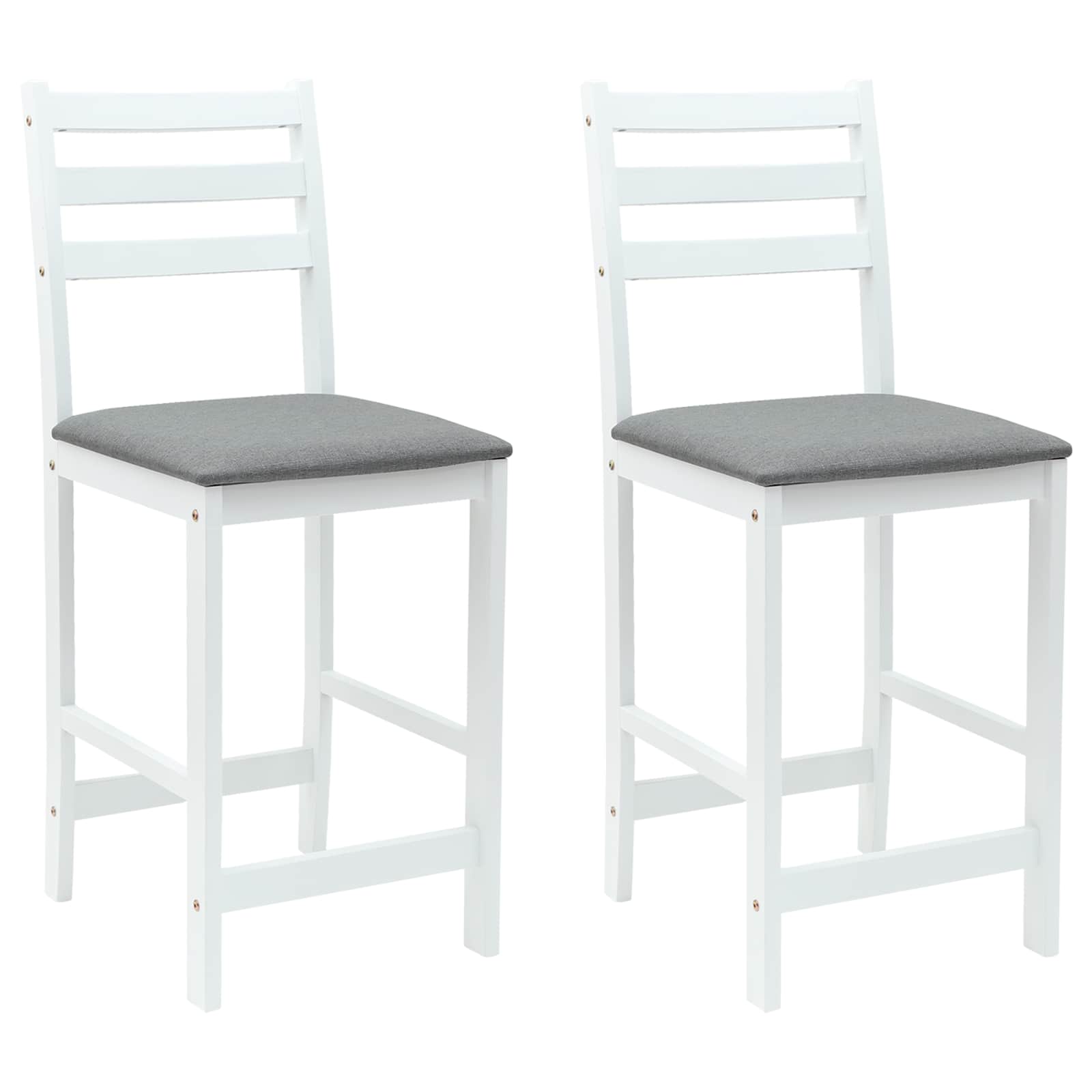 Esszimmerstühle 2 pcs Weiß 40 x 47,5 x 99,5 cm