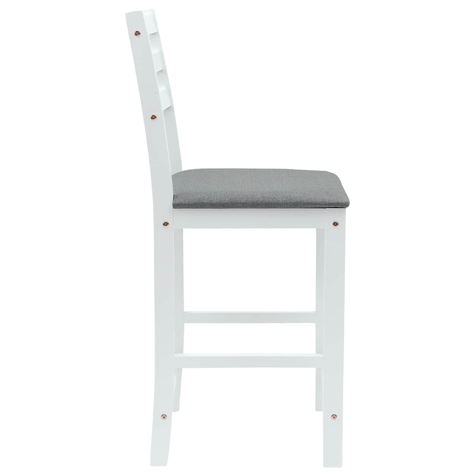 Esszimmerstühle 2 pcs Weiß 40 x 47,5 x 99,5 cm