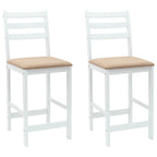 Esszimmerstühle 2 pcs Weiß 40 x 47,5 x 99,5 cm