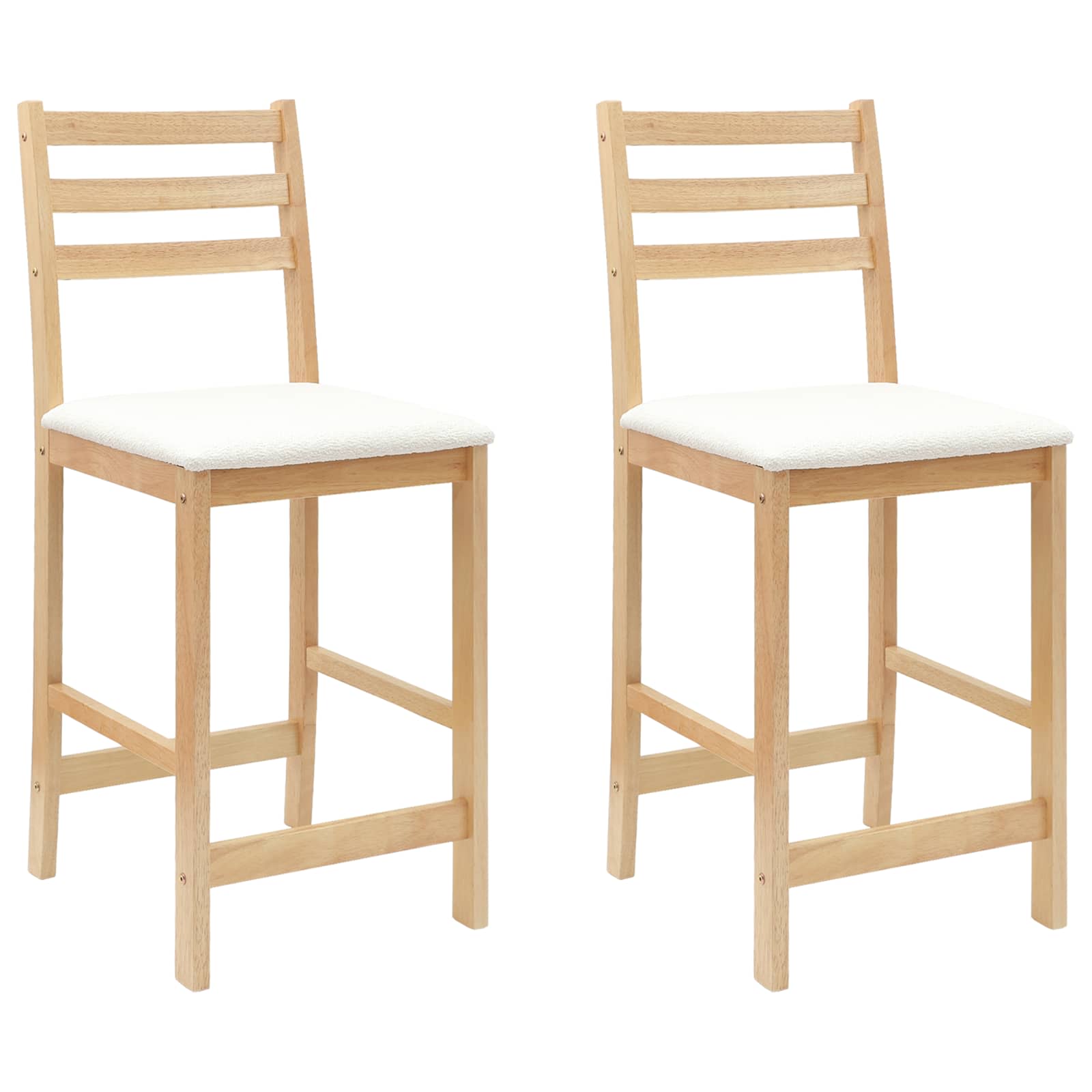 Esszimmerstühle 2 pcs Natur 40 x 47,5 x 99,5 cm