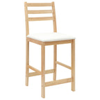 Esszimmerstühle 2 pcs Natur 40 x 47,5 x 99,5 cm