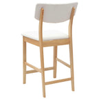 Esszimmerstühle 2 pcs Natur 48 x 49 x 95 cm Massives Gummiholz