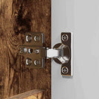 Badezimmermöbel-Set 4 pcs Geräucherte Eiche Holzwerkstoff