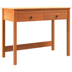 Schreibtisch Max Braun 100 x 50 x 78 cm Massives Kiefernholz