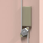 Aufbewahrungsschrank Rosa 90 x 40 x 40 cm Stahl