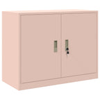 Aufbewahrungsschrank Rosa 90 x 40 x 70 cm Stahl