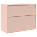 Aufbewahrungsschrank Rosa 90 x 40 x 70 cm Stahl