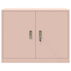 Aufbewahrungsschrank Rosa 90 x 40 x 70 cm Stahl