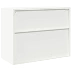 Aufbewahrungsschrank Weiß 90 x 40 x 70 cm Stahl