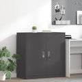 Aufbewahrungsschrank Schwarz 90 x 40 x 90 cm Stahl