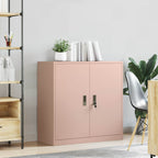 Aufbewahrungsschrank Rosa 90 x 40 x 90 cm Stahl
