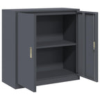 Aufbewahrungsschrank Anthrazit 90 x 40 x 90 cm Stahl