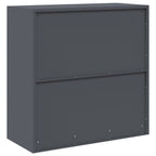 Aufbewahrungsschrank Anthrazit 90 x 40 x 90 cm Stahl