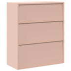 Aufbewahrungsschrank Rosa 90 x 40 x 105 cm Stahl