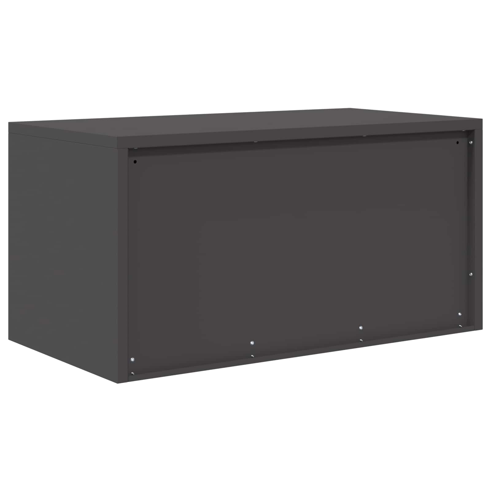 Aufbewahrungsschrank Schwarz 80 x 40 x 40 cm Stahl