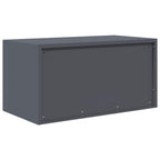 Aufbewahrungsschrank Anthrazit 80 x 40 x 40 cm Stahl